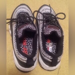 Womens Black and White Nike Air Max Sneakers